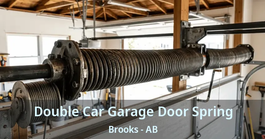 Double Car Garage Door Spring Brooks - AB