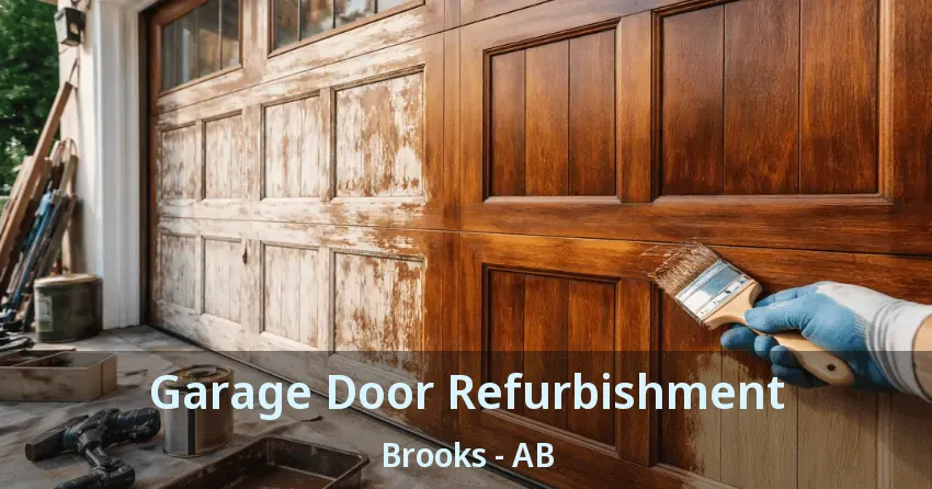 Garage Door Refurbishment Brooks - AB