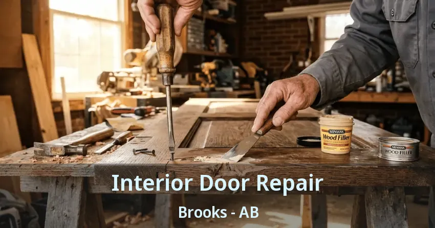 Interior Door Repair Brooks - AB