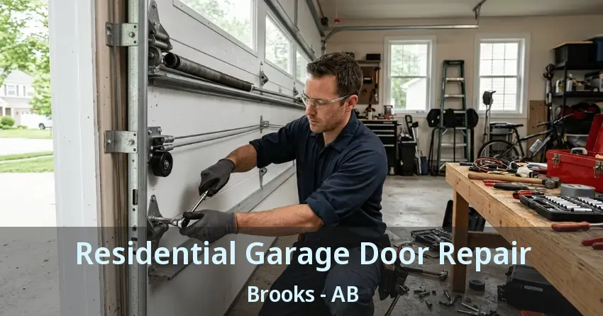 Residential Garage Door Repair Brooks - AB