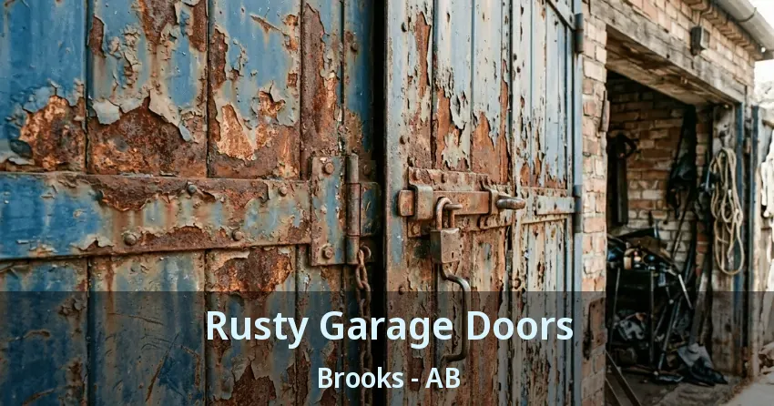 Rusty Garage Doors Brooks - AB
