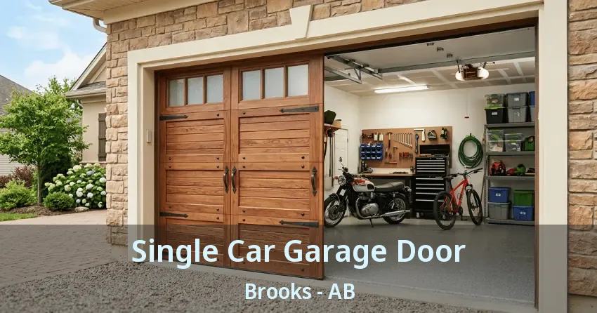 Single Car Garage Door Brooks - AB