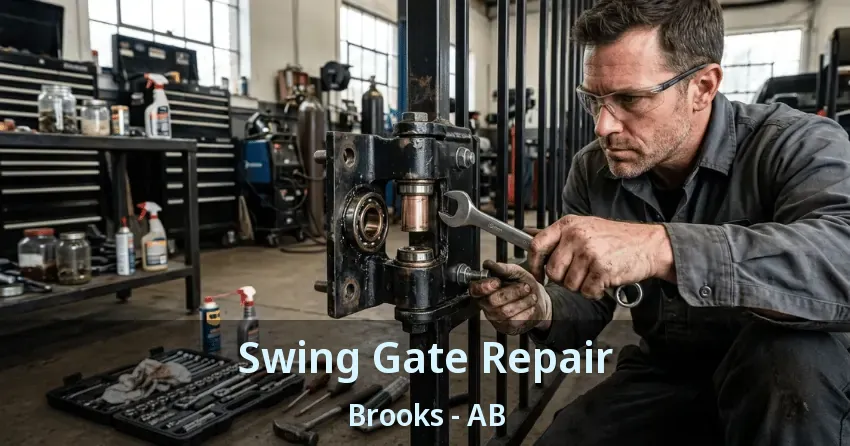 Swing Gate Repair Brooks - AB
